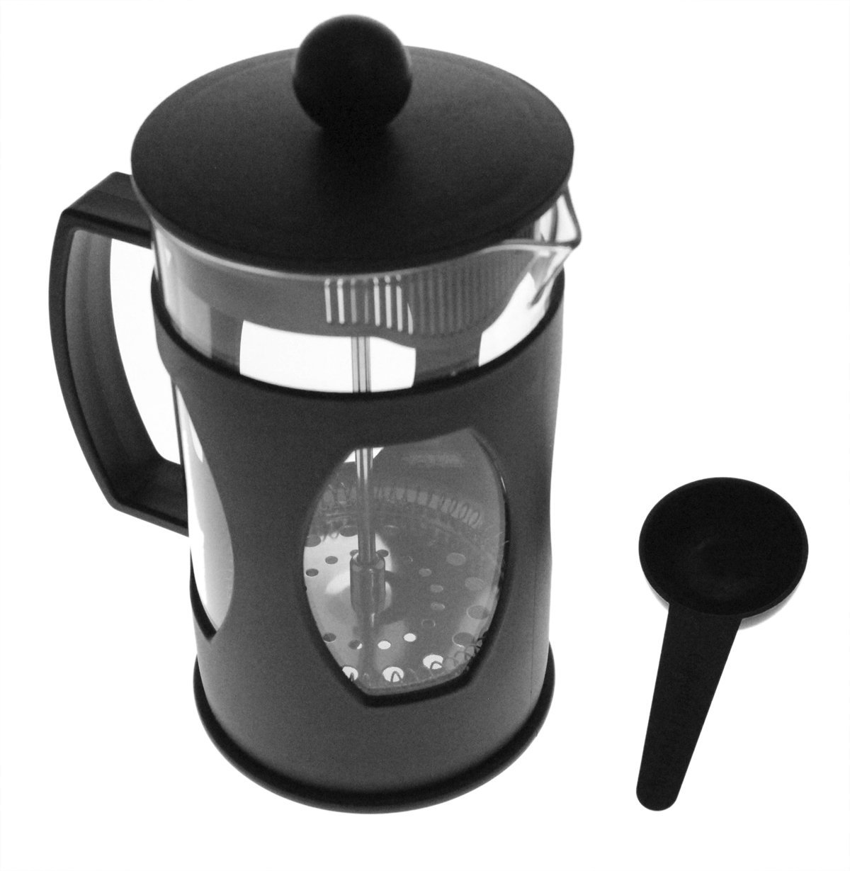 JustNile French Press Coffee Maker 20 oz. Basic Black N2 free image