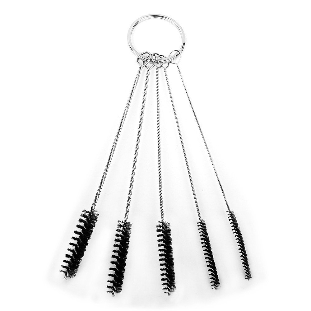 Anntlent 4 Inch Nylon Tube Brush Cleaning Set Carburetor Carbon Dirt