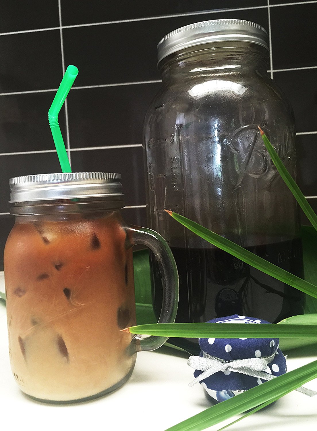 Reusable Cold Brew Coffee Filter by P&F(2 Pack) FULL TASTE NO