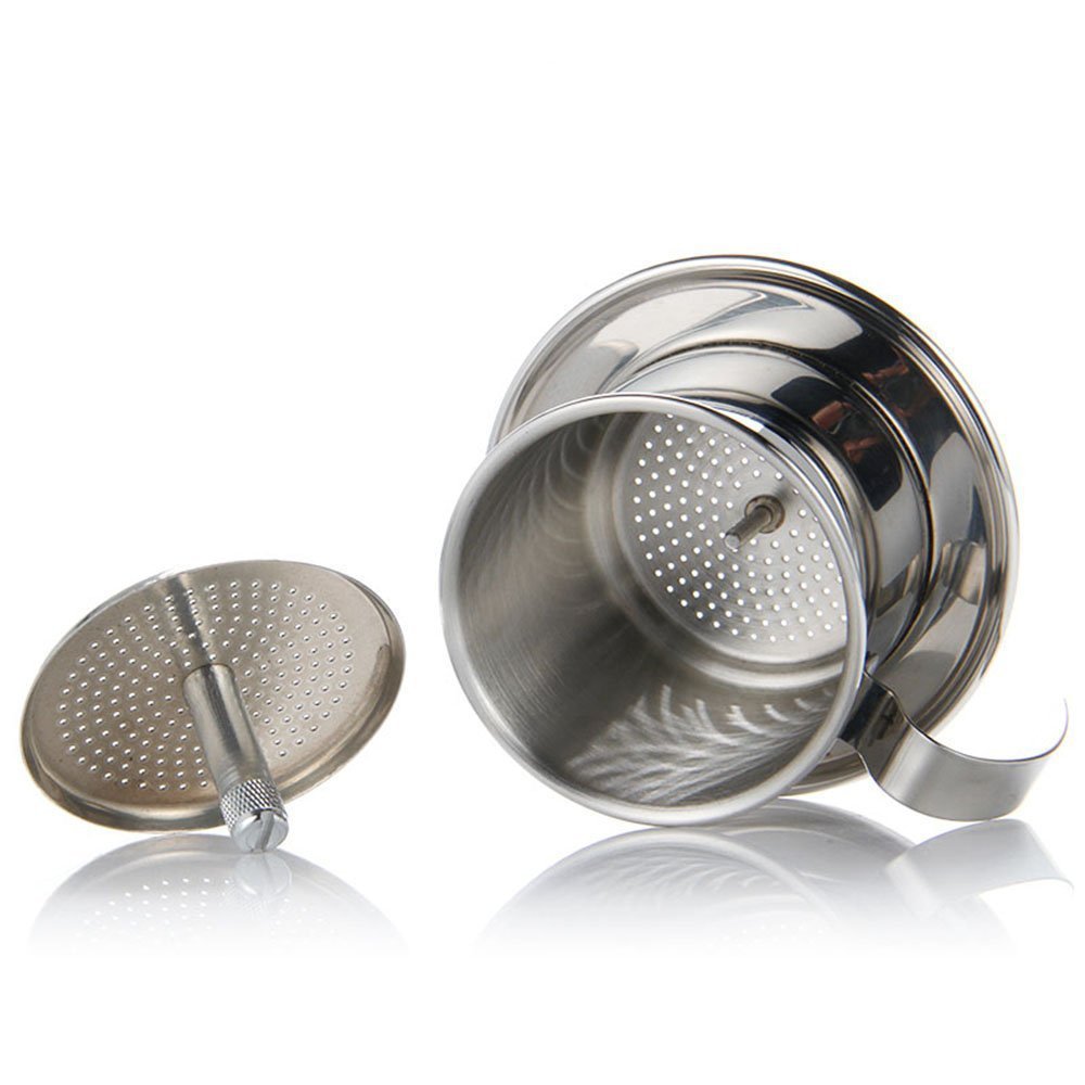 Kteam Coffee Maker Pot, Stainless Steel Vietnamese Coffee Drip Filter