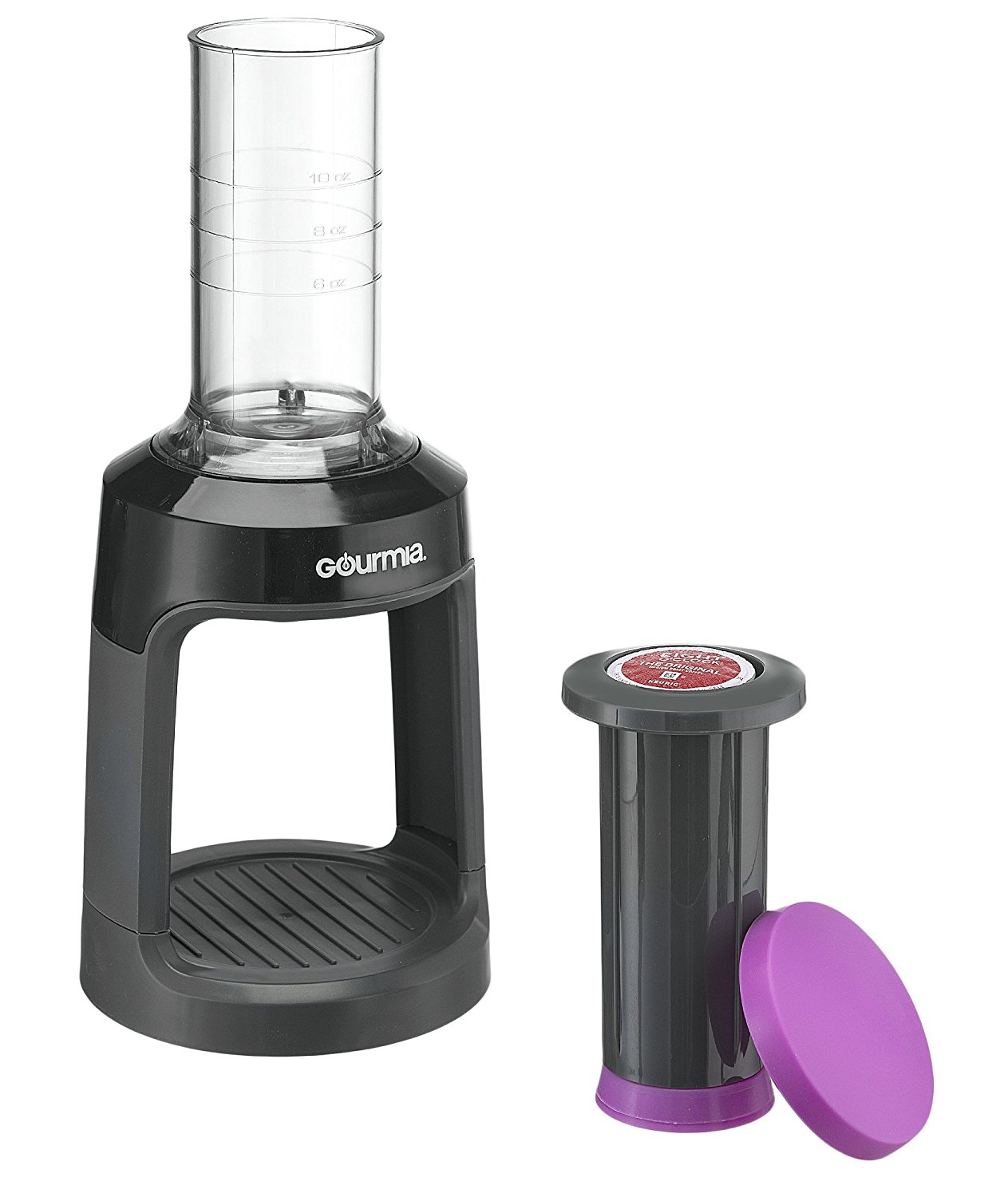 Gourmia GKCP135G Single Serve KCup Manual Hand French Press Coffee