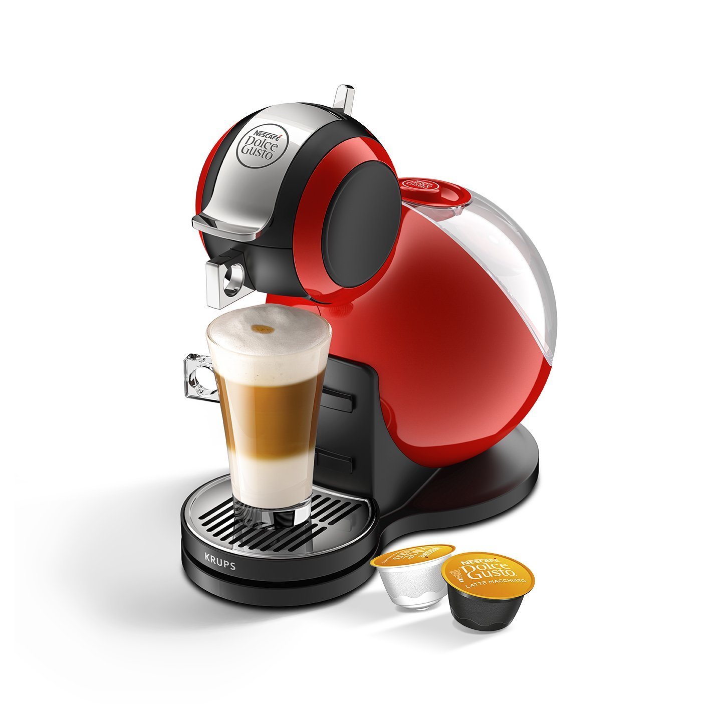 NESCAFE Dolce Gusto Melody 3 Manual Coffee Machine by Krups Red by Krups N6 free image download
