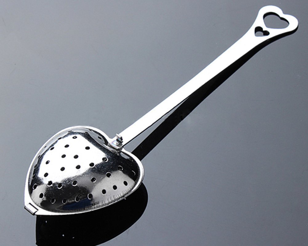 CPioneer Heart Shape Stainless Steel Tea Infuser Spoon Strainer