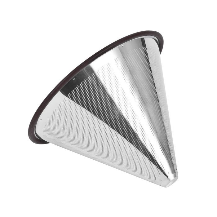 Justmysport Stainless Steel Double Mesh Filter Coffee Dripper Reusable