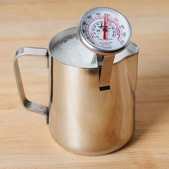 12Ounce Commercial Grade Stainless Steel Milk Pitcher for Espresso