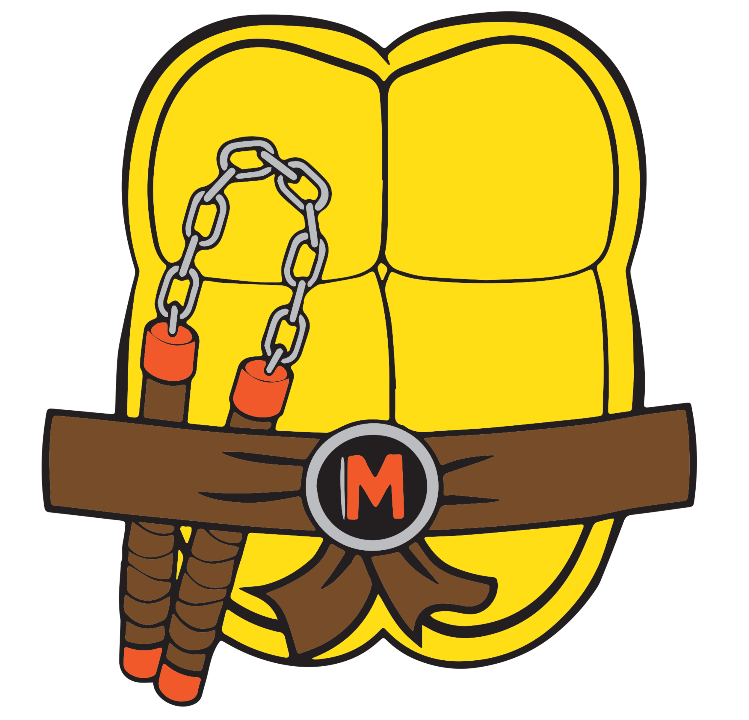 Michelangelo's Defense and Weapons from Ninja Turtles free image download