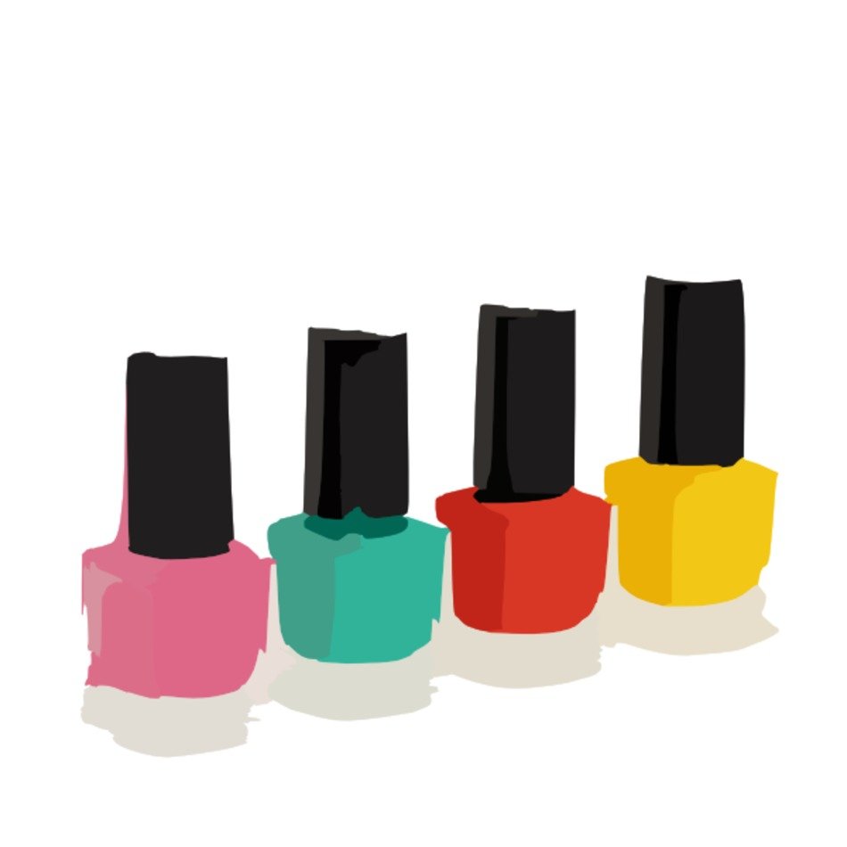 Cartoon Nail Polish N6 free image download