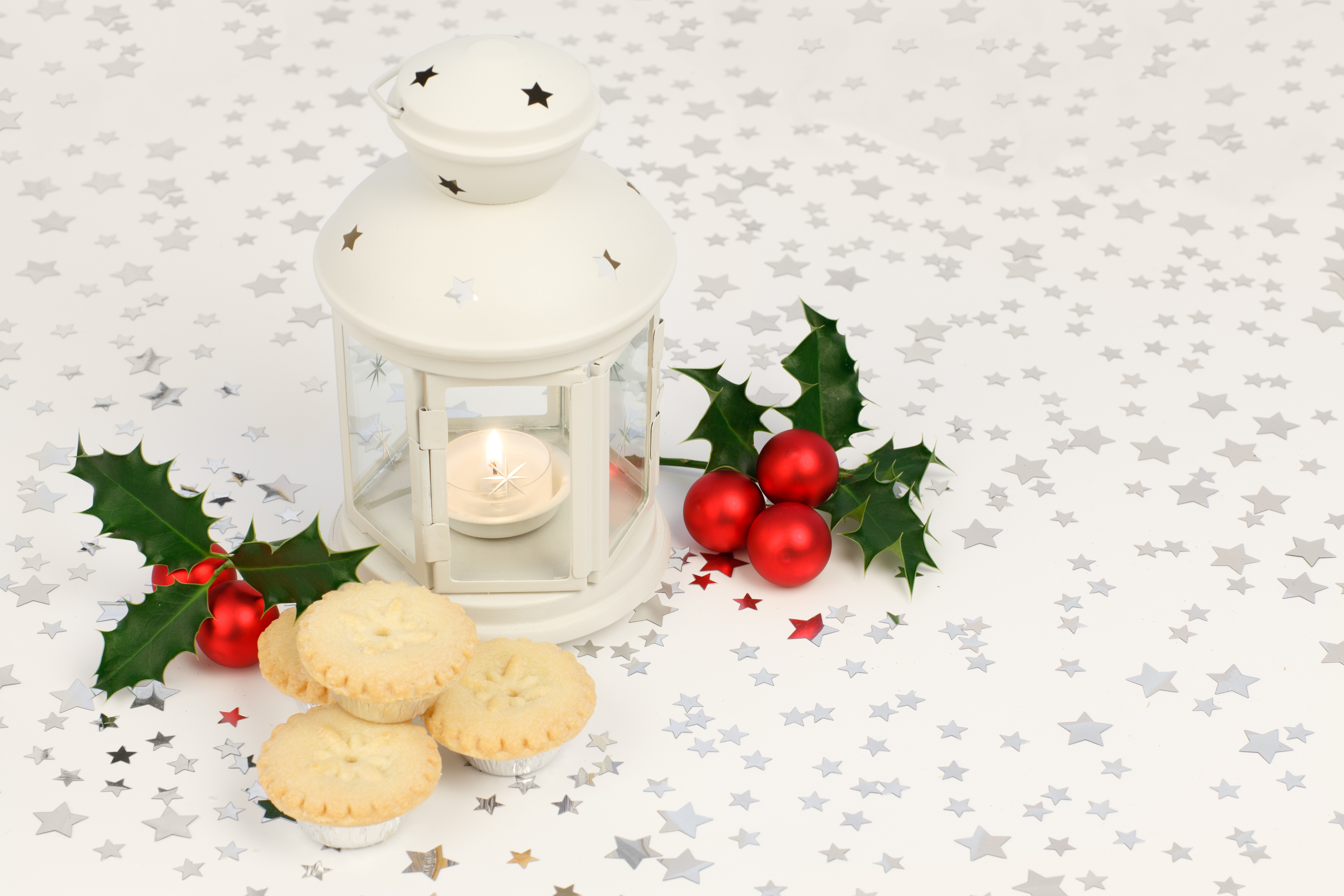White christmas candle free image download