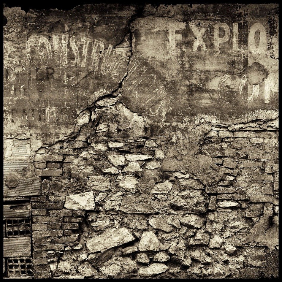 Destroyed Stone Wall free image download