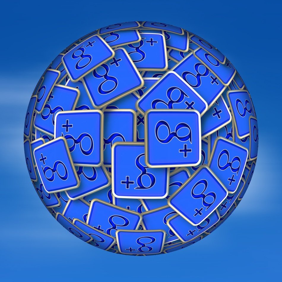 Ball about google background blue free image download