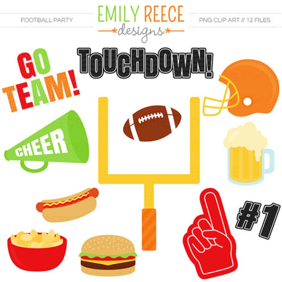 Football Tailgate Party Clip Art free image download
