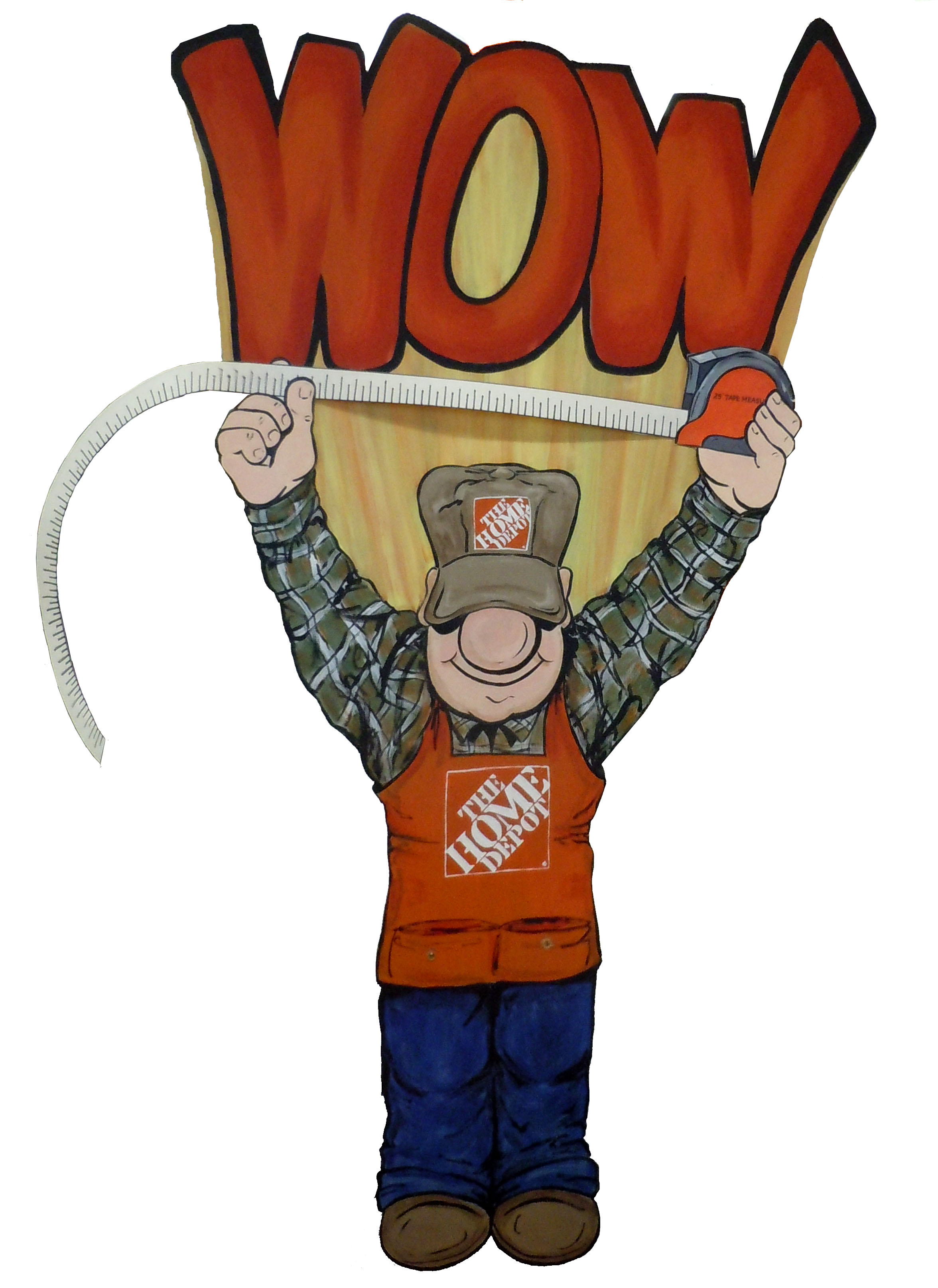 Home Depot Homer Clip Art drawing free image download