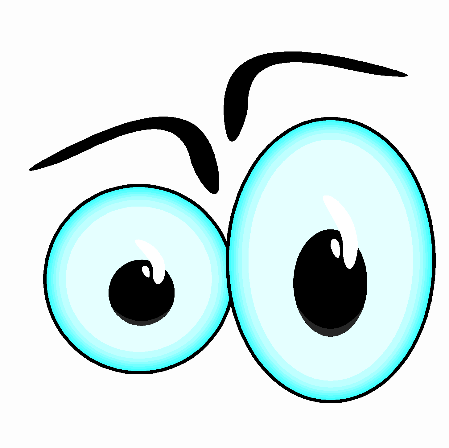 Cartoon Eyes as a picture for clipart free image download