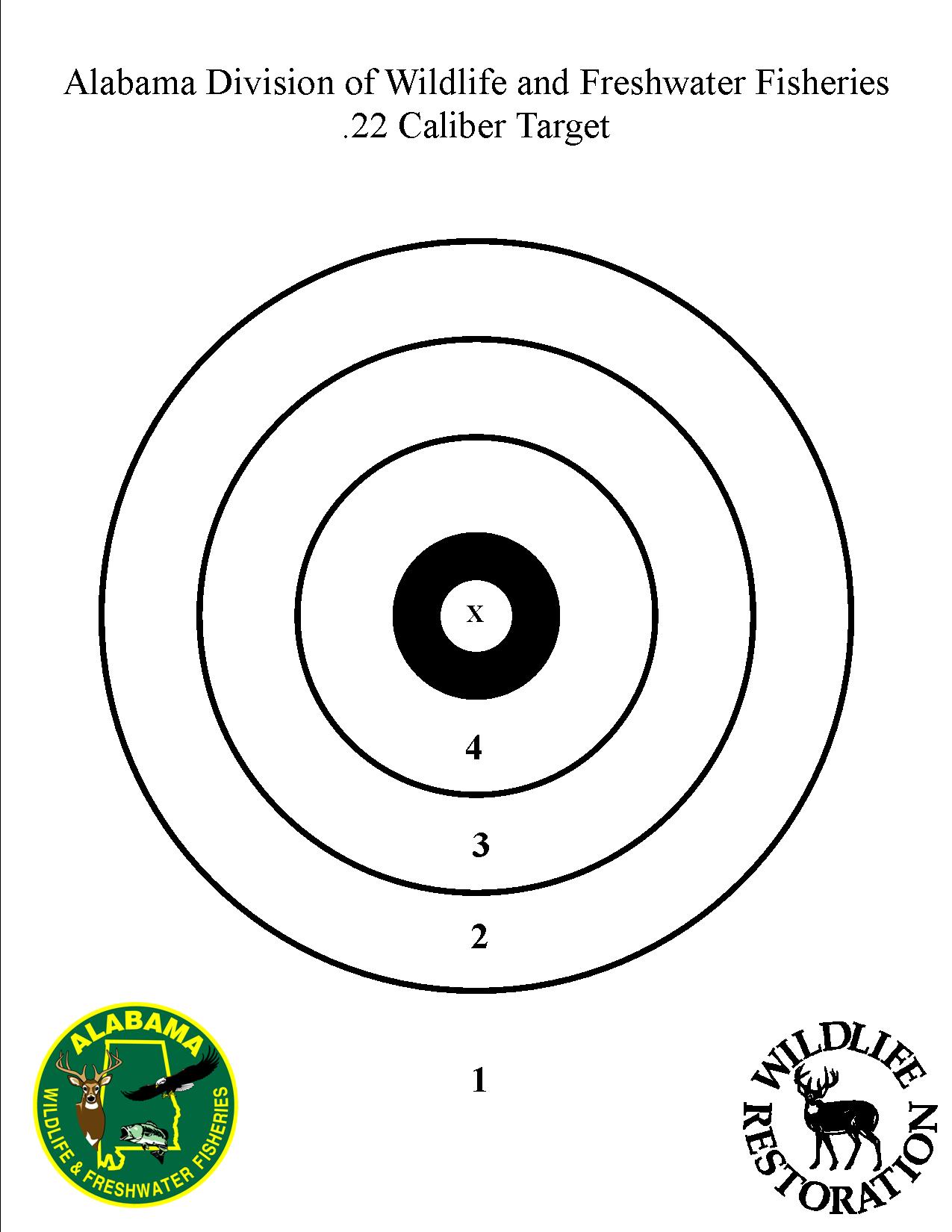 Printed shooting targets free image download