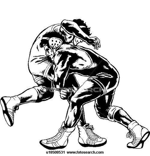 High School Wrestling Logos free image download