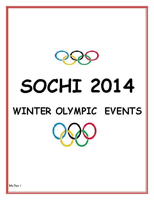 Winter Olympic Events free image download