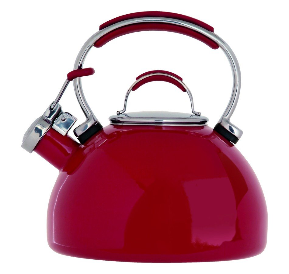 Red Tea Kettles Stove Top drawing free image download