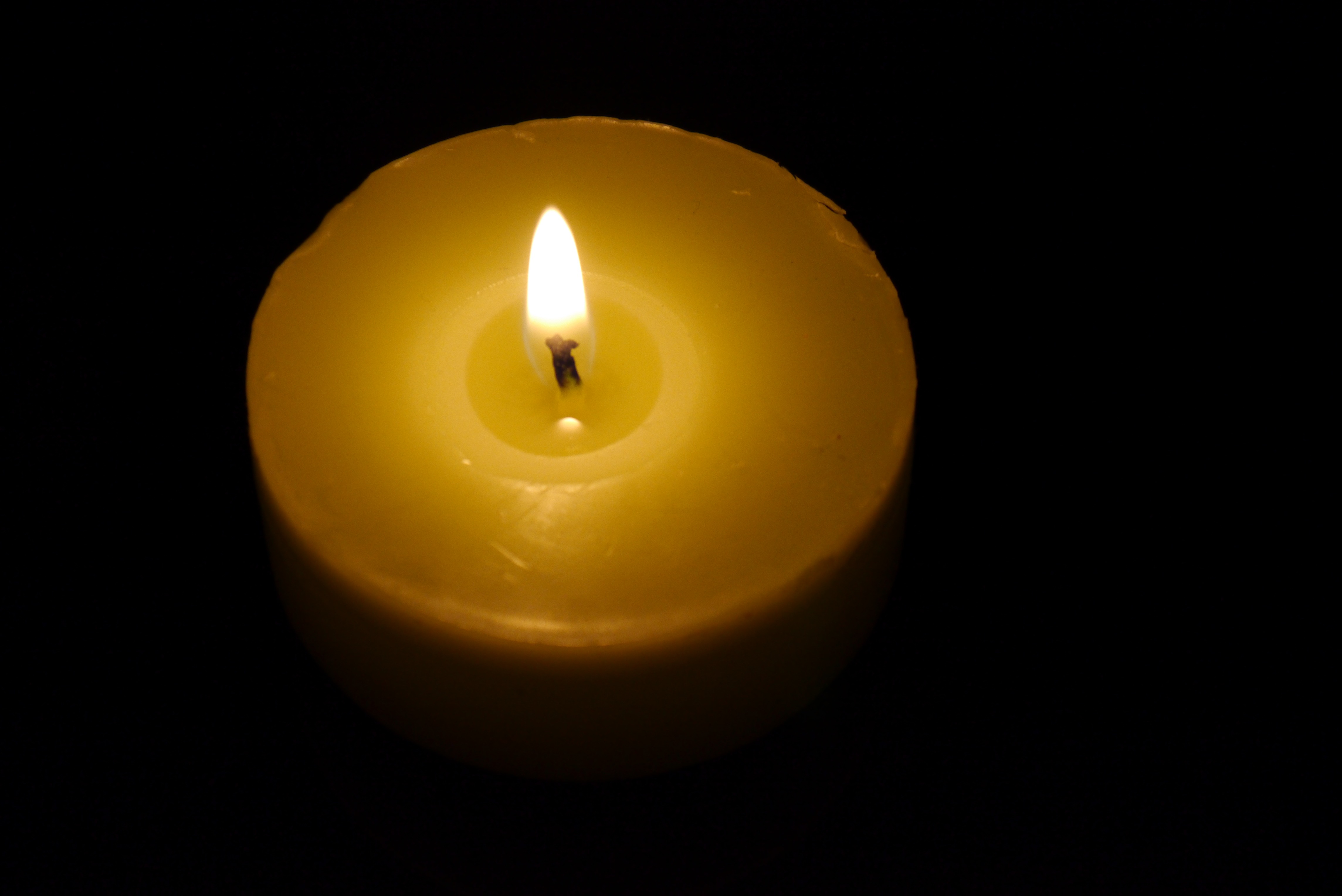 Yellow candle flame free image download