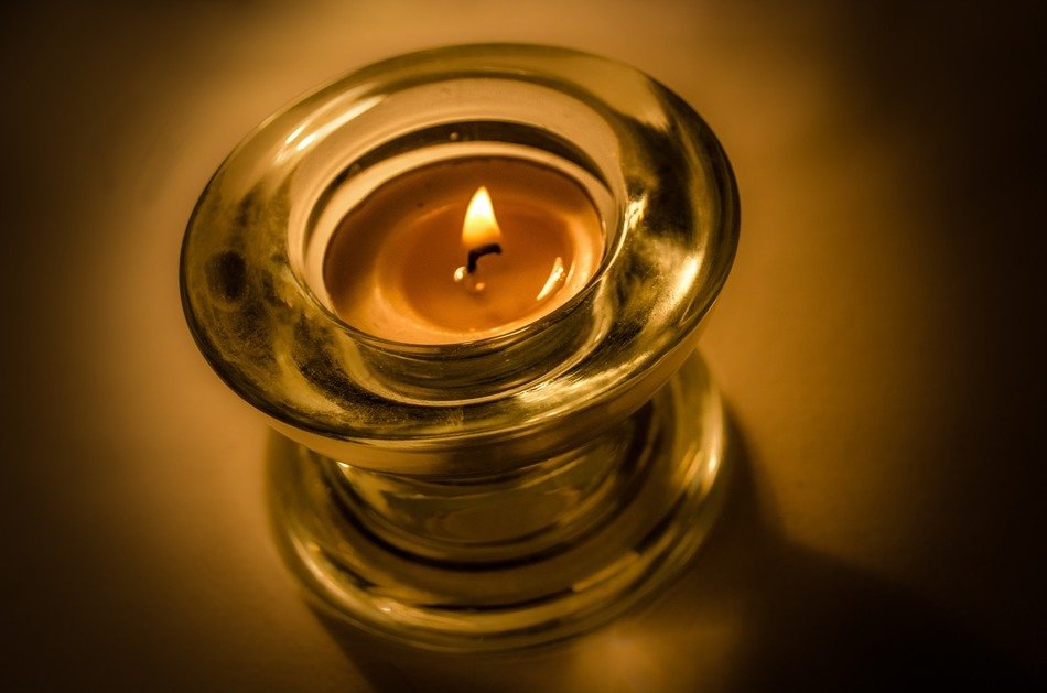 Background with flaming candle free image download