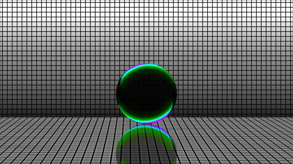 Orb sphere 3d glass wallpaper free image download