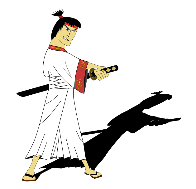 Japanese Samurai Clip Art N4 free image download