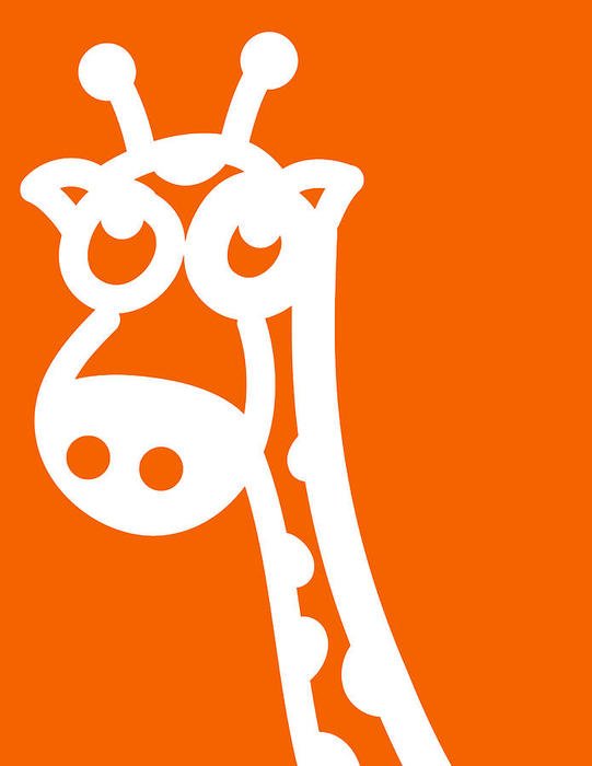 Cute Giraffe face drawing free image download