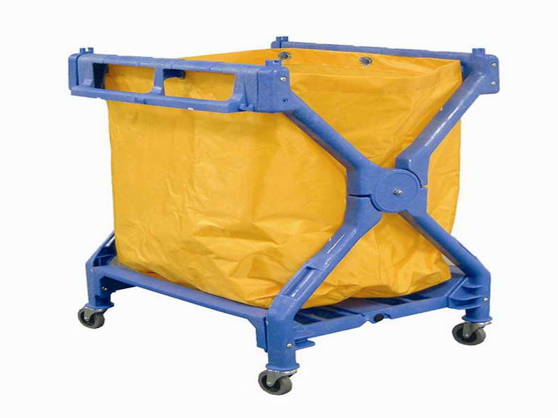 Yellow plastic laundry basket free image download