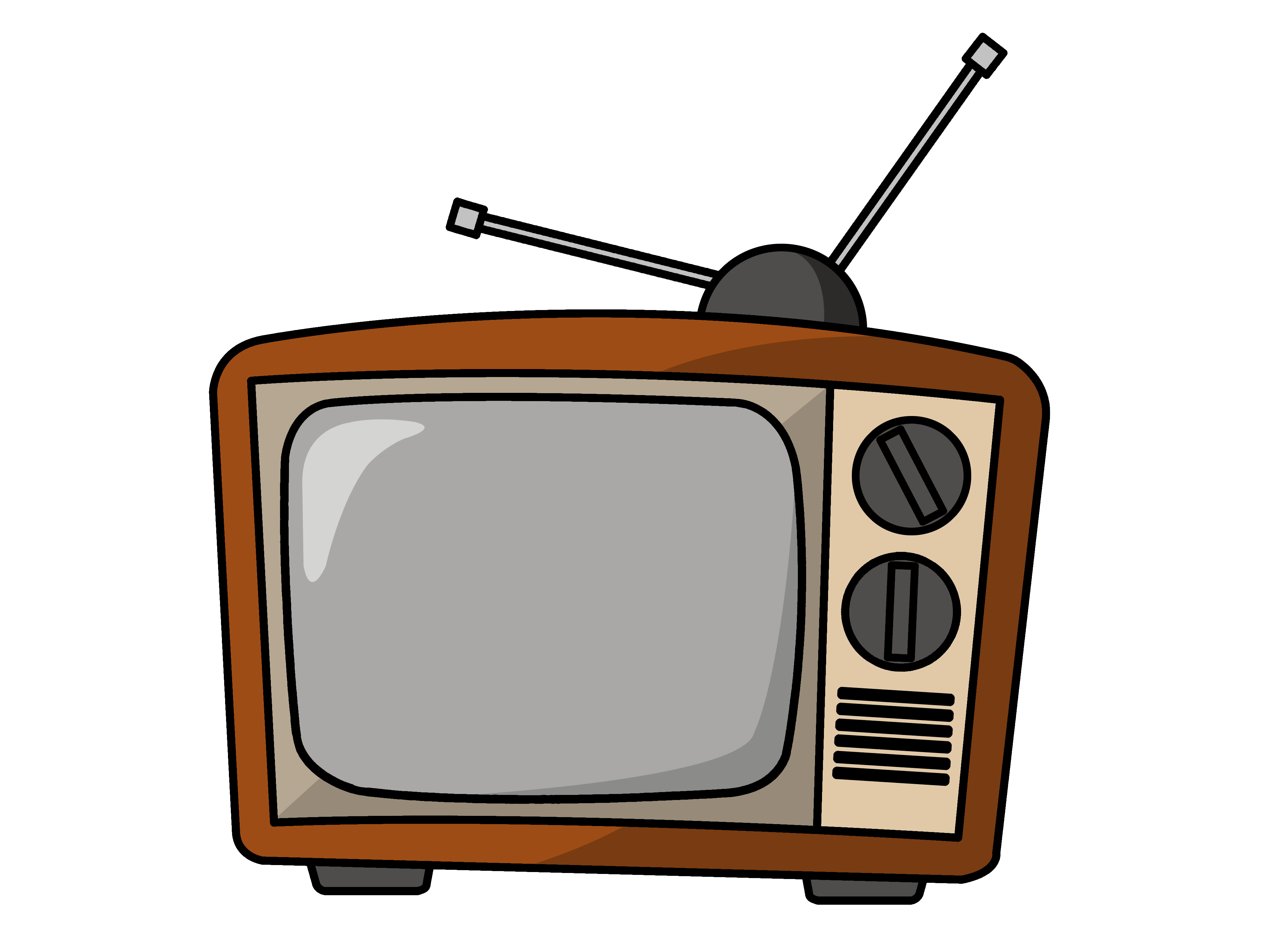 Cartoon TV Clipart free image download