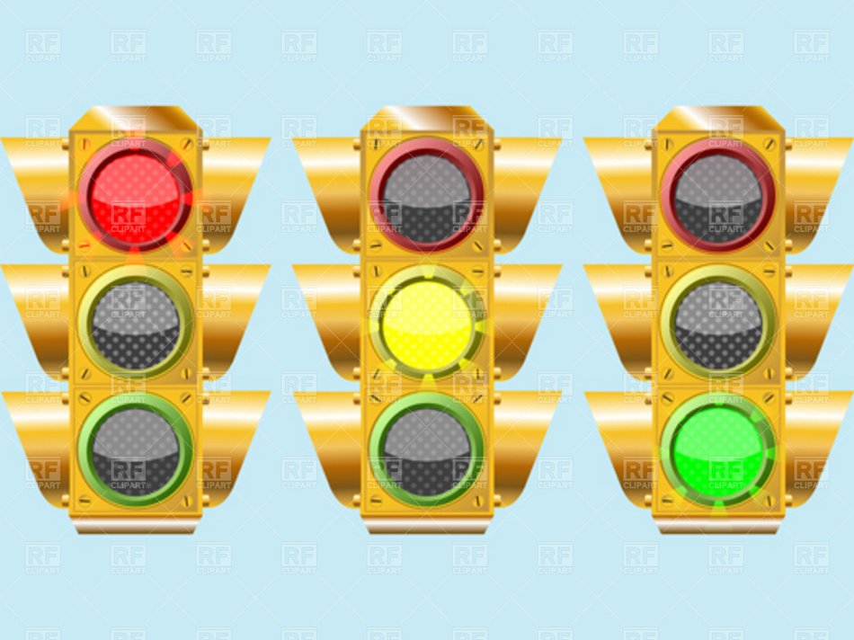Three traffic lights free image download