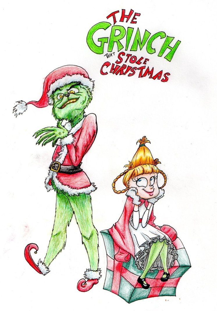 Grinch Who Stole Christmas, Drawing free image download
