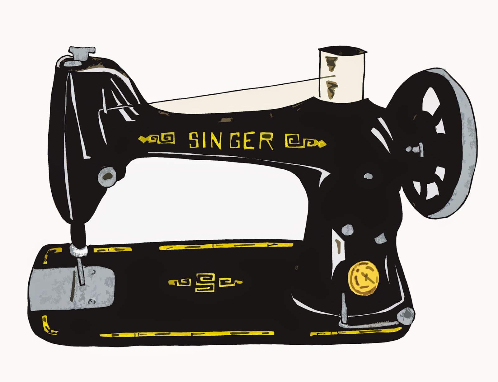 Singer Sewing Machine Clipart