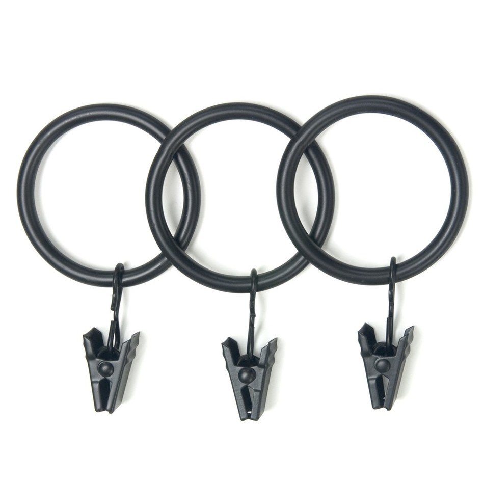 Black Oil Rubbed Bronze Shower Curtain Rings free image download