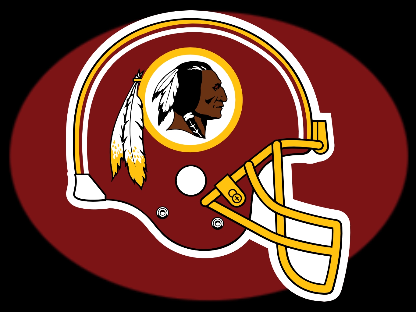 Washington Redskins, Logo on football Helmet free image download