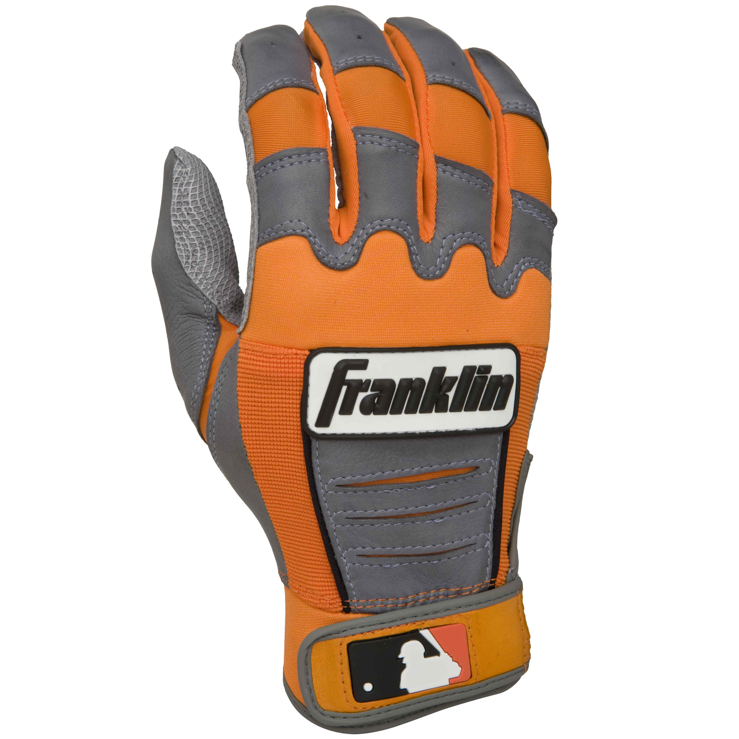 Black and Orange Batting Glove free image download