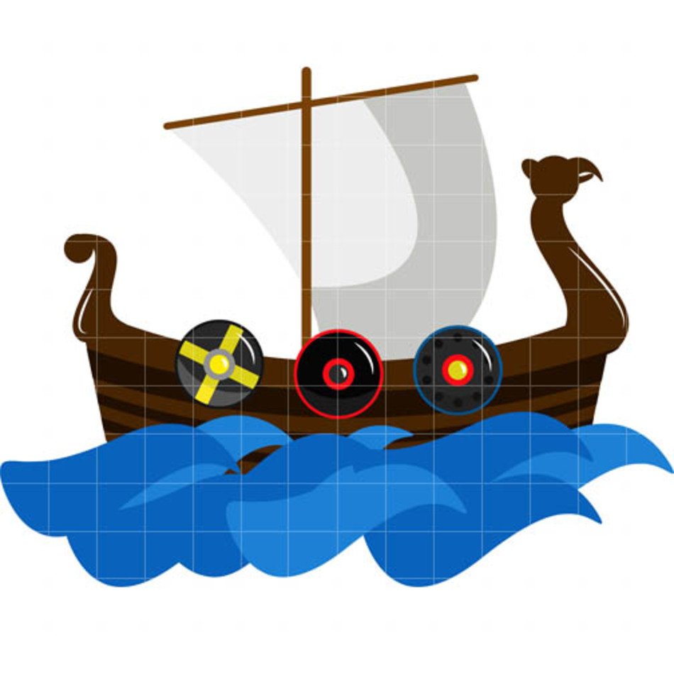 Viking Boat Clip Art free image download