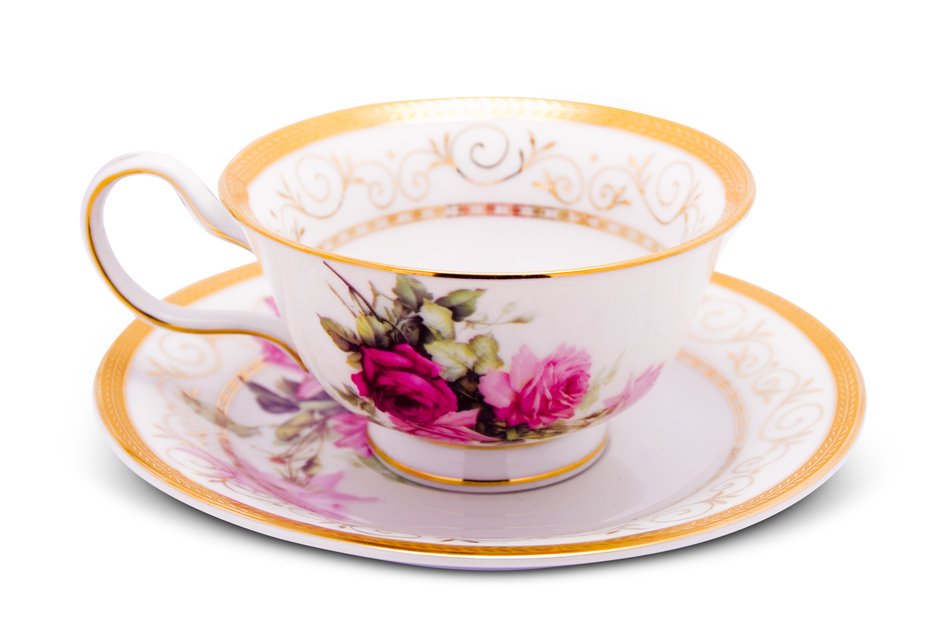 Tea Cup flower drawing free image download