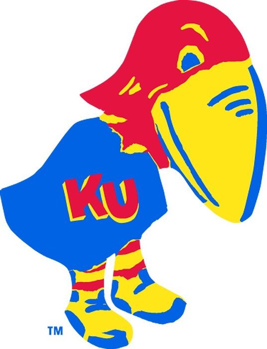 Kansas University Jayhawk Logo drawing free image download