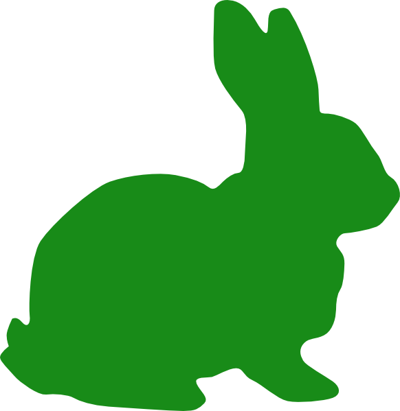 Bunny Rabbit Silhouette Clip Art N10 free image download