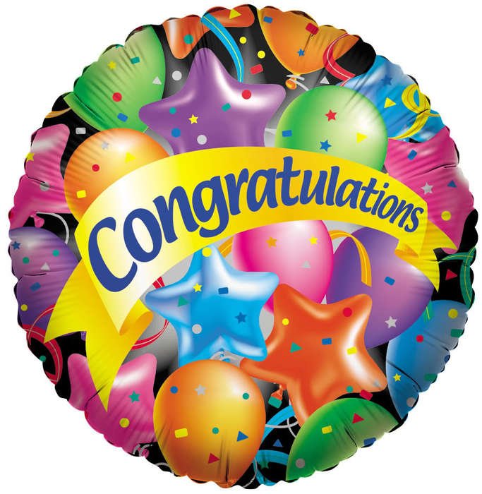 Colorful Congratulations Decorations clipart free image download