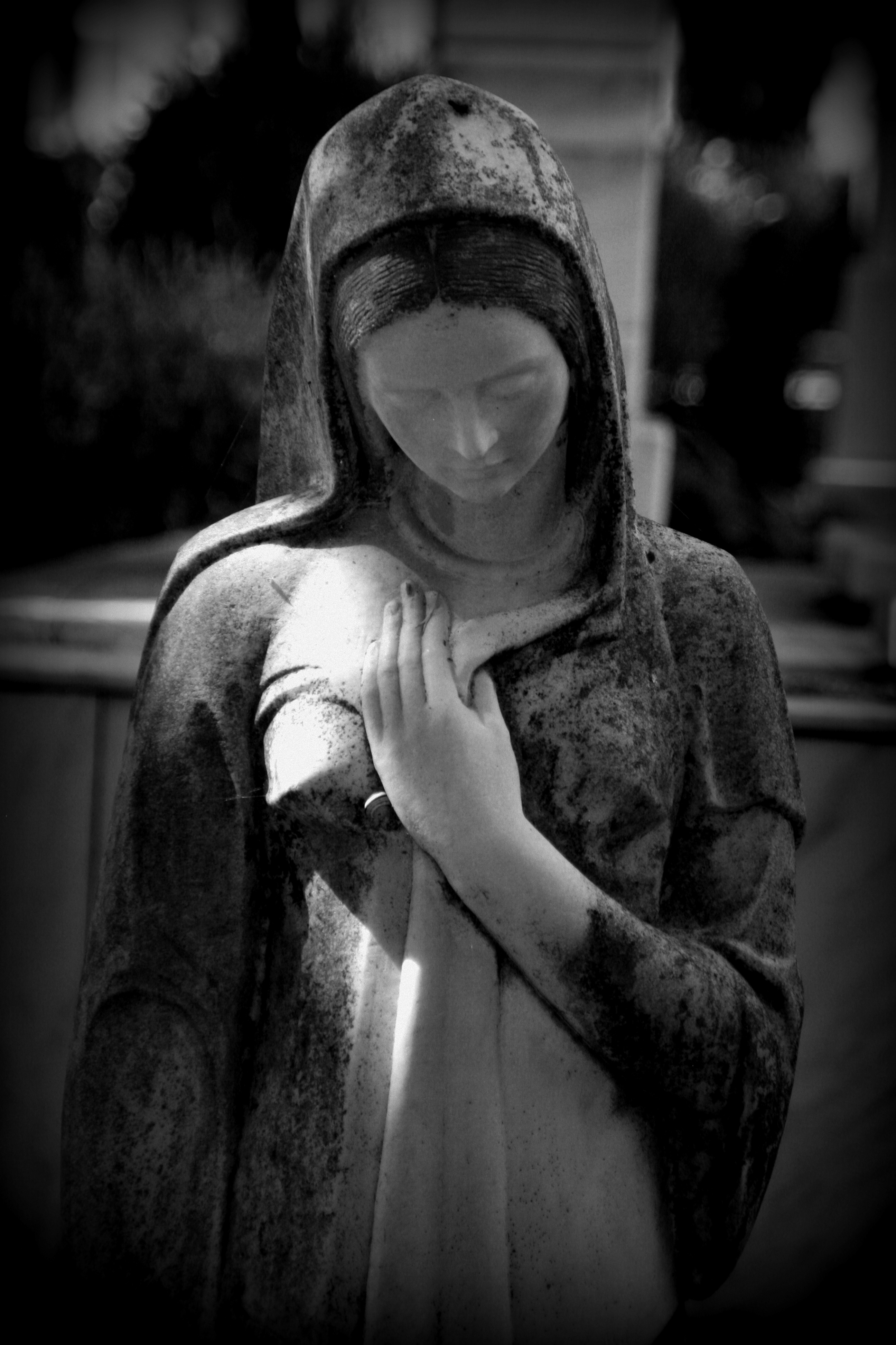 Statue of the virgin mary free image download
