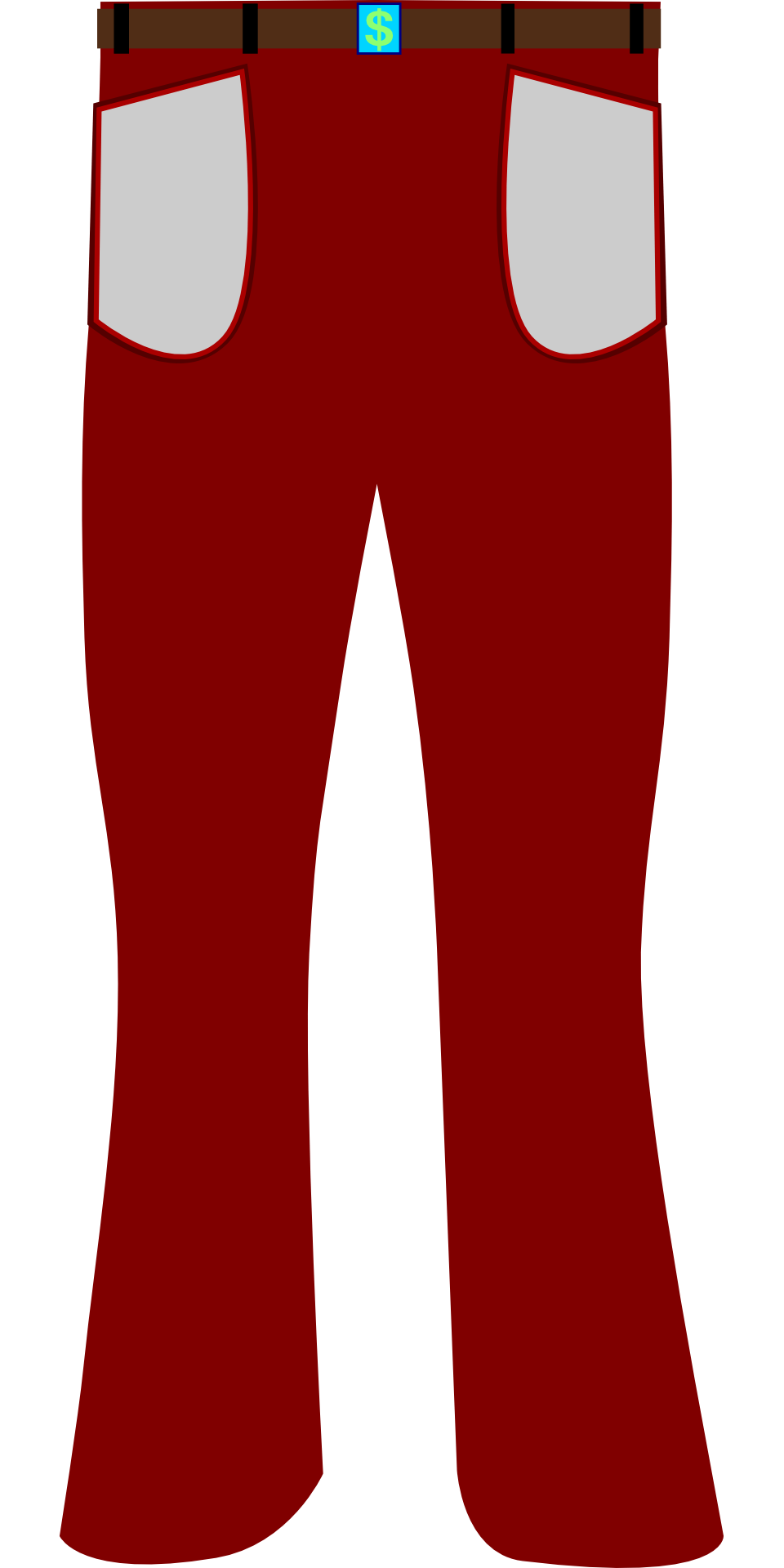 Red pants drawing free image download