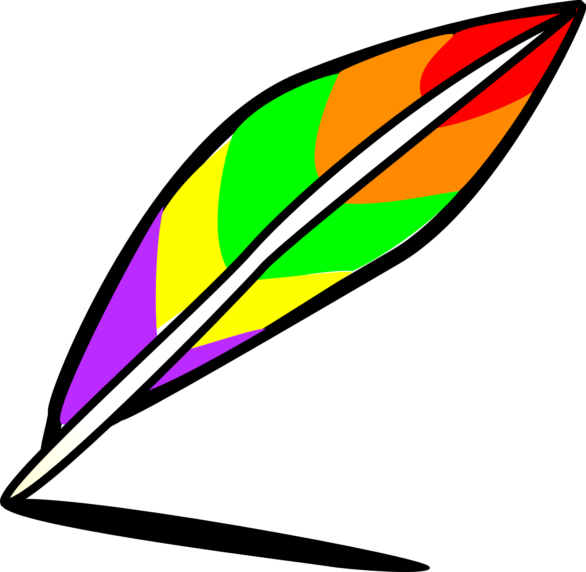 Rainbow feather free image download