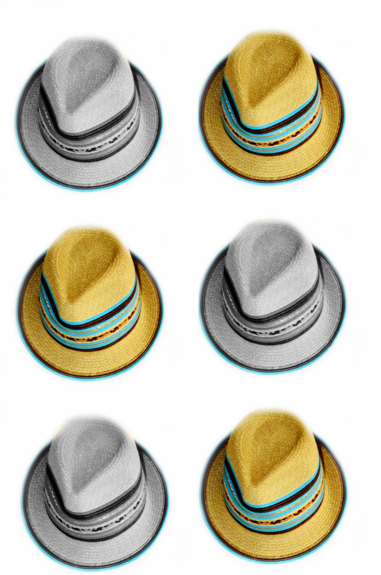 Drawn six hats free image download