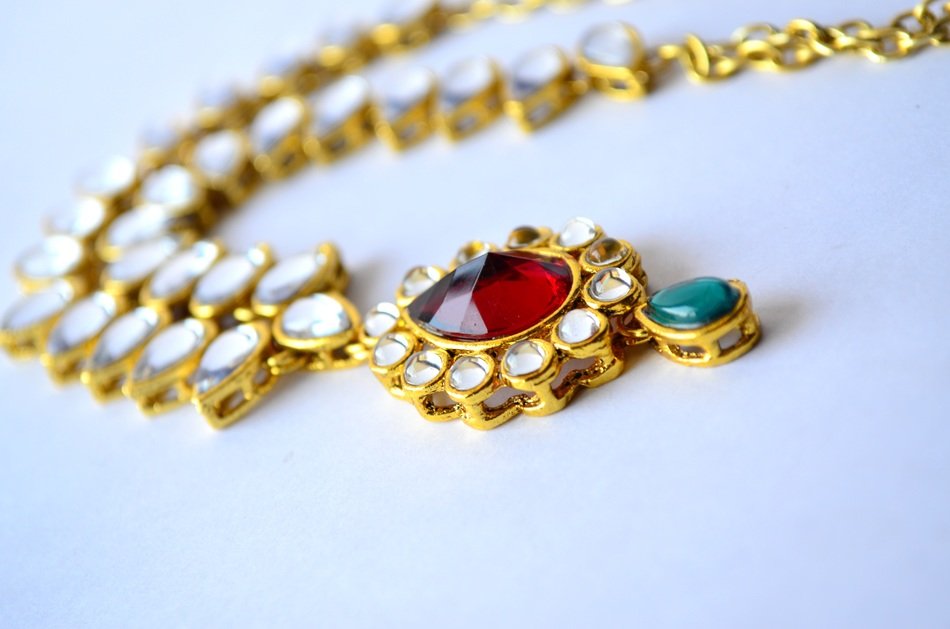 Gold jewelry with stones free image download