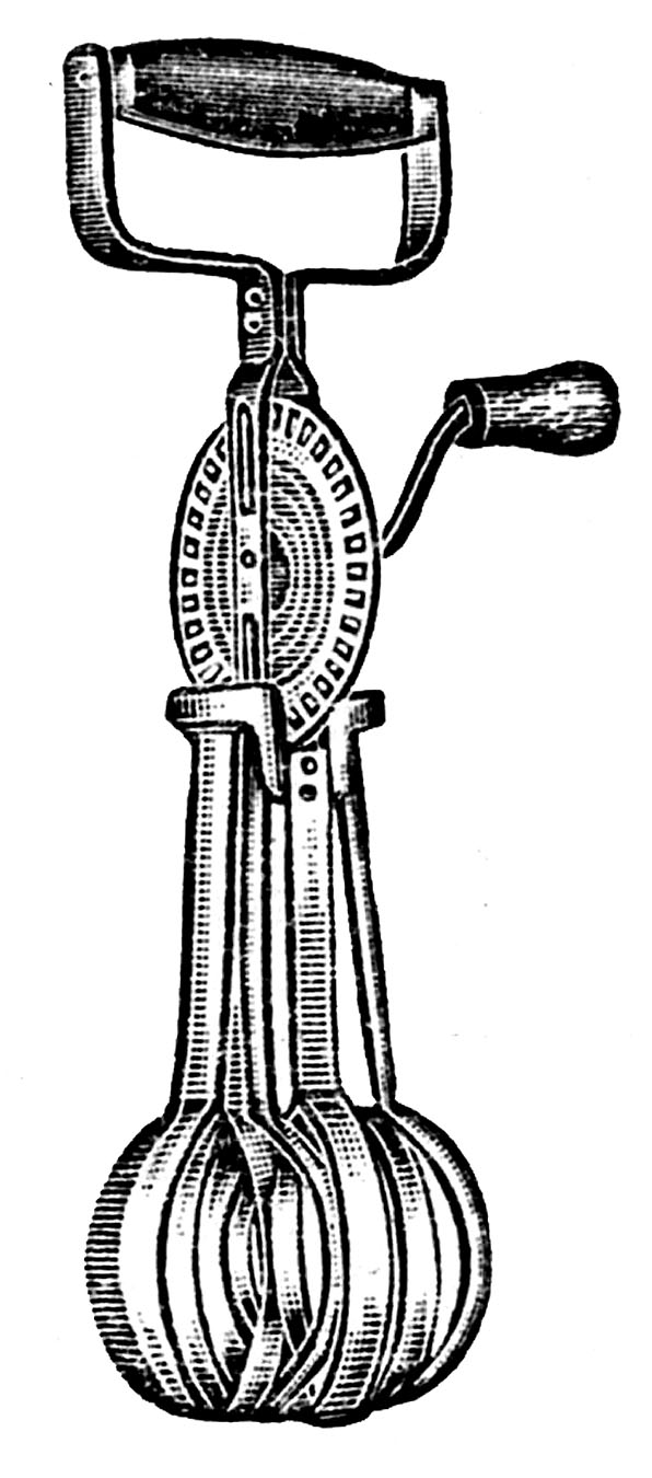 Sketch of an egg beater free image download
