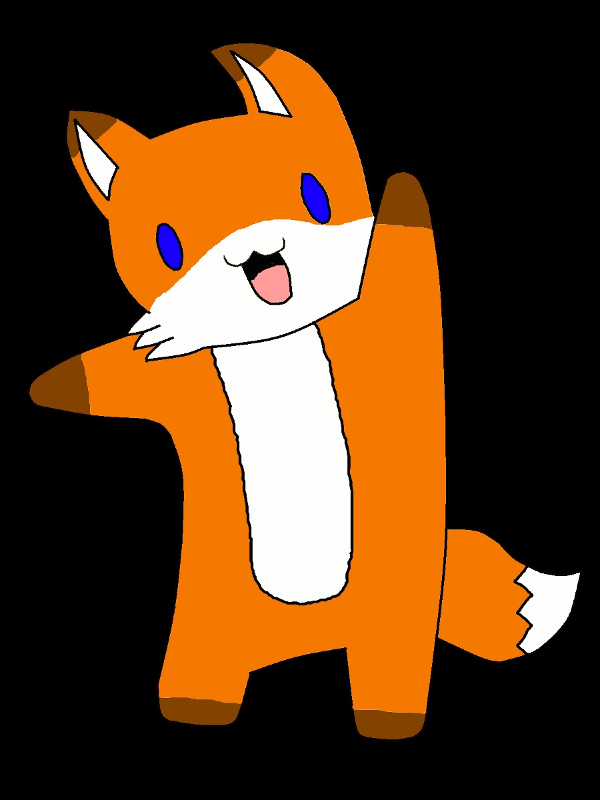 Animated Dancing Fox clipart free image download