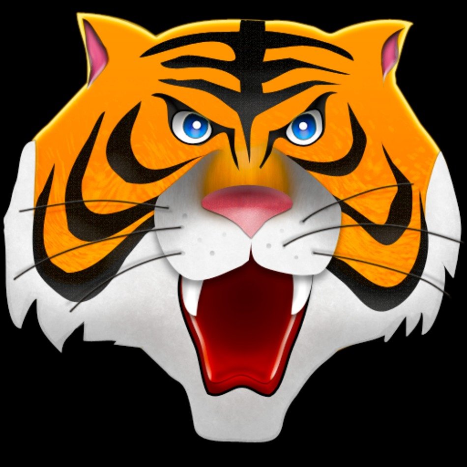 Tiger Head Clip Art N12 free image download
