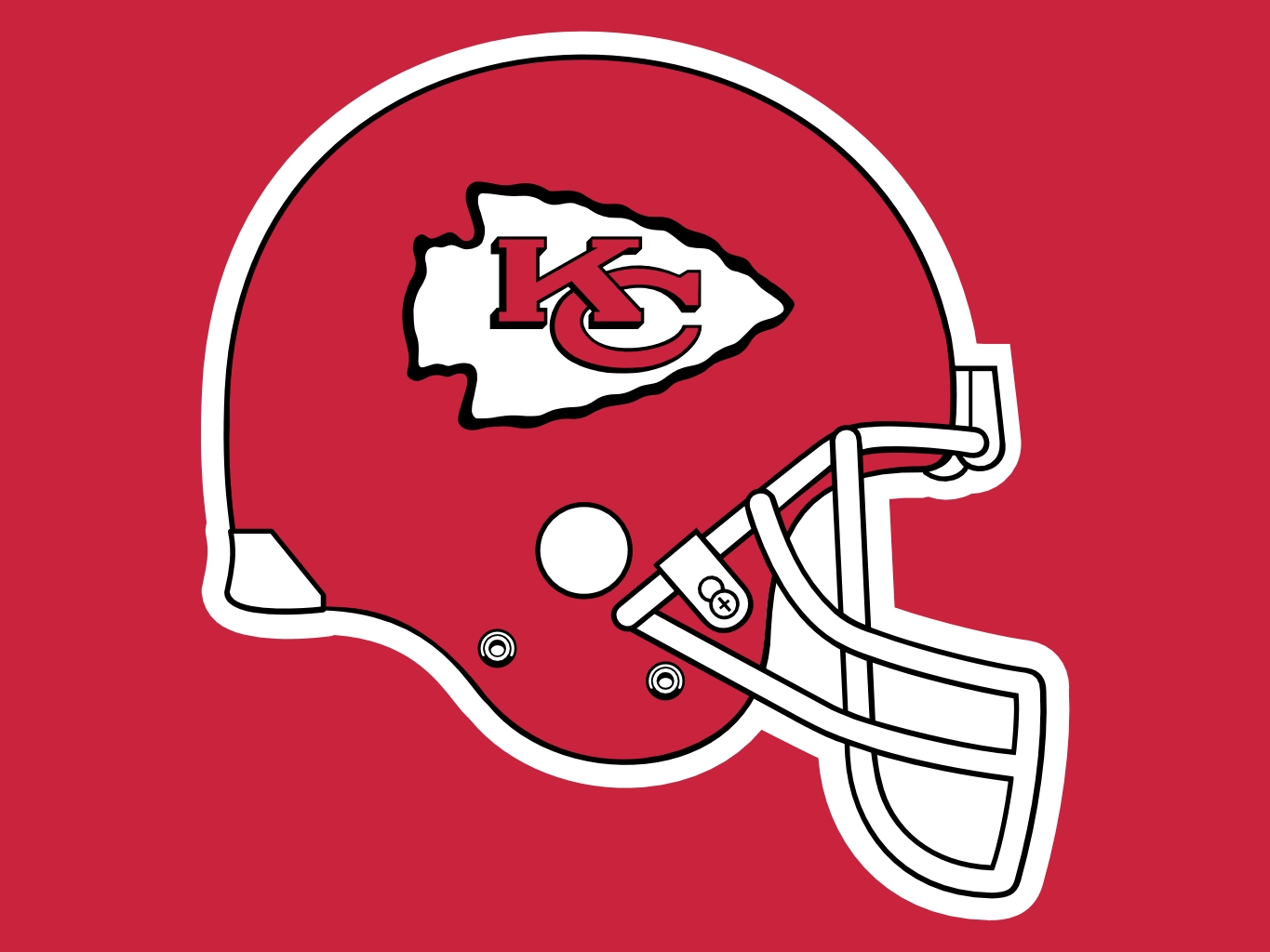Logo Kansas City Chiefs on Helmet free image download