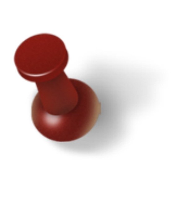 Brown Push Pin drawing free image download