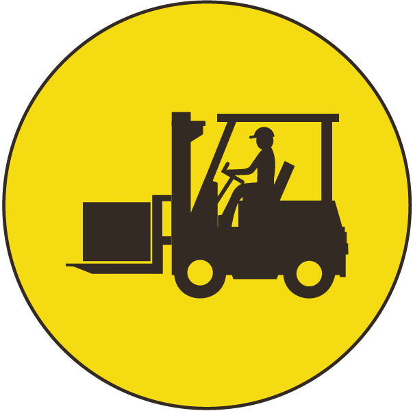 Safety Forklift Floor Signs free image download